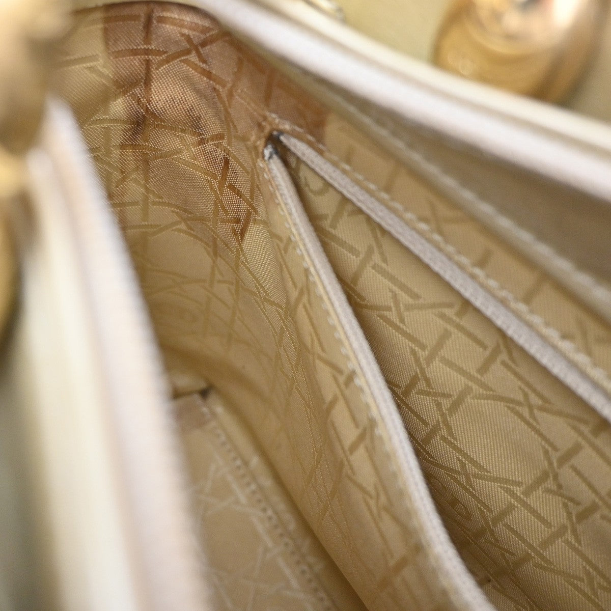 Christian Dior Malice handbag Patent leather, BEIGE, PATENT_LEATHER, Handbag