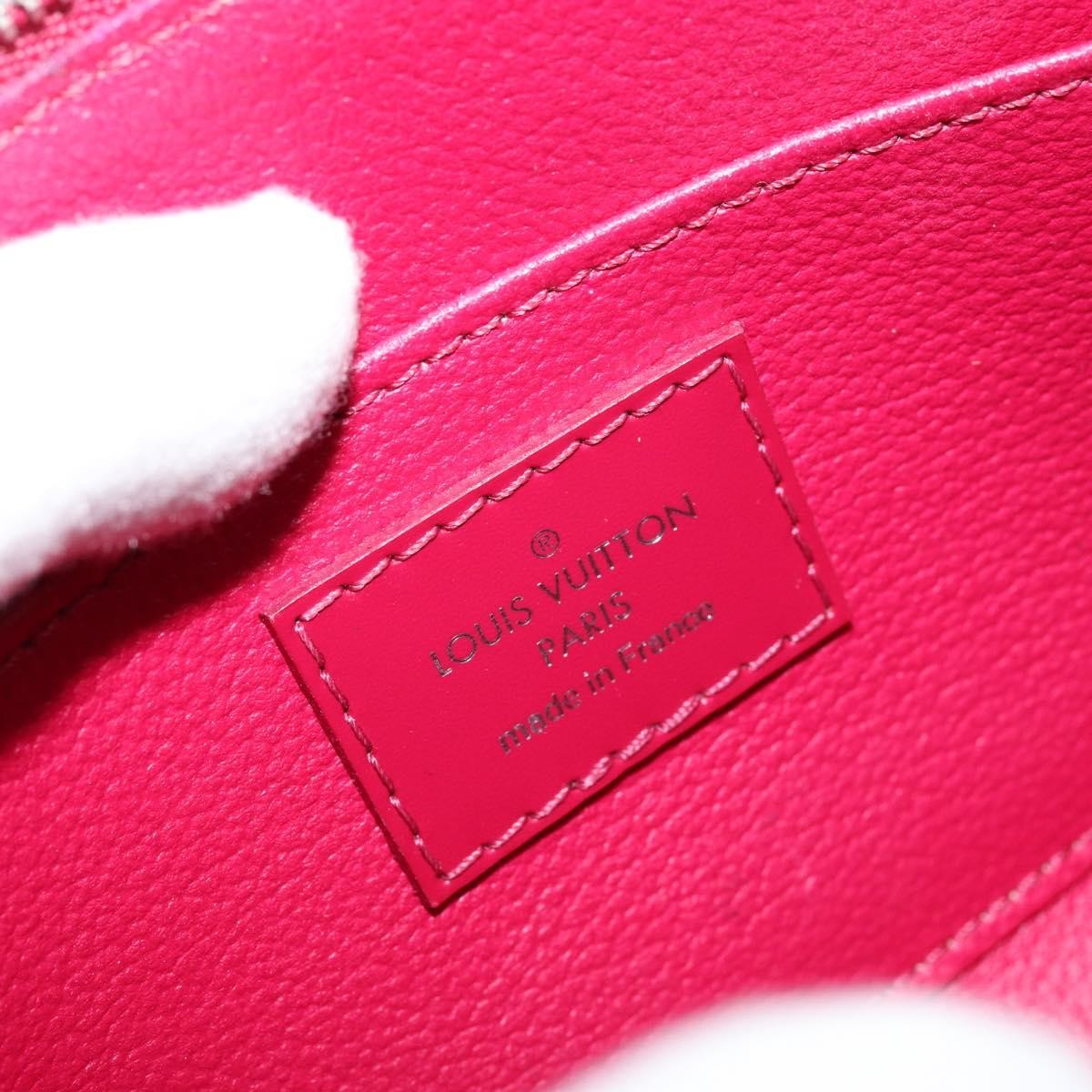 Louis Vuitton Cosmetic Pouch Epi Leather, PINK, LEATHER, Clutche & pouche