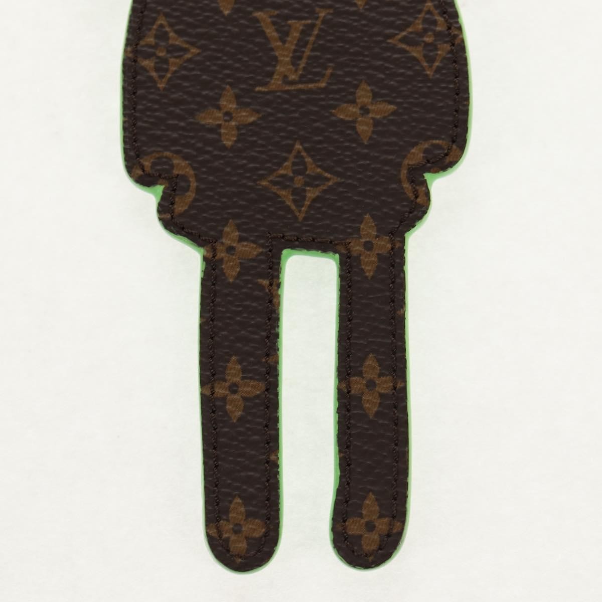 Louis Vuitton Rabbit Bag Charm Epi Leather and Fur, BLUE, LEATHER, Charms and Keychains