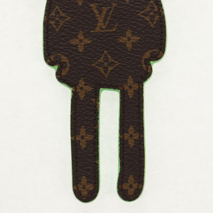 Louis Vuitton Rabbit Bag Charm Epi Leather and Fur, BLUE, LEATHER, Charms and Keychains