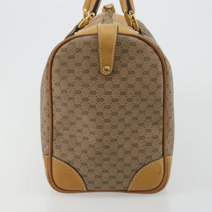 Gucci Vintage Travel bag GG Canvas, Beige, PVC, Travel Bag