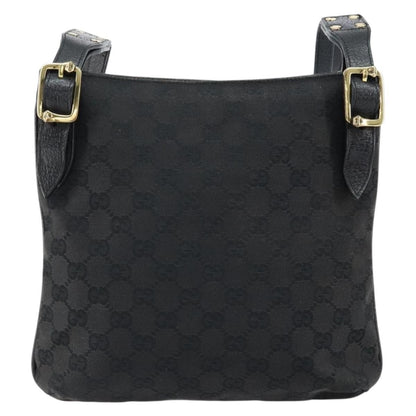 Gucci Vintage Shoulder Bag Monogram Canvas, BLACK, CANVAS, Shoulder bag