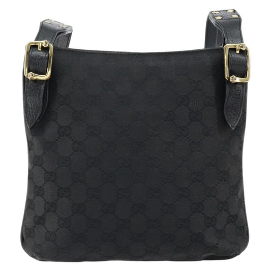 Gucci Vintage Shoulder Bag Monogram Canvas, BLACK, CANVAS, Shoulder bag