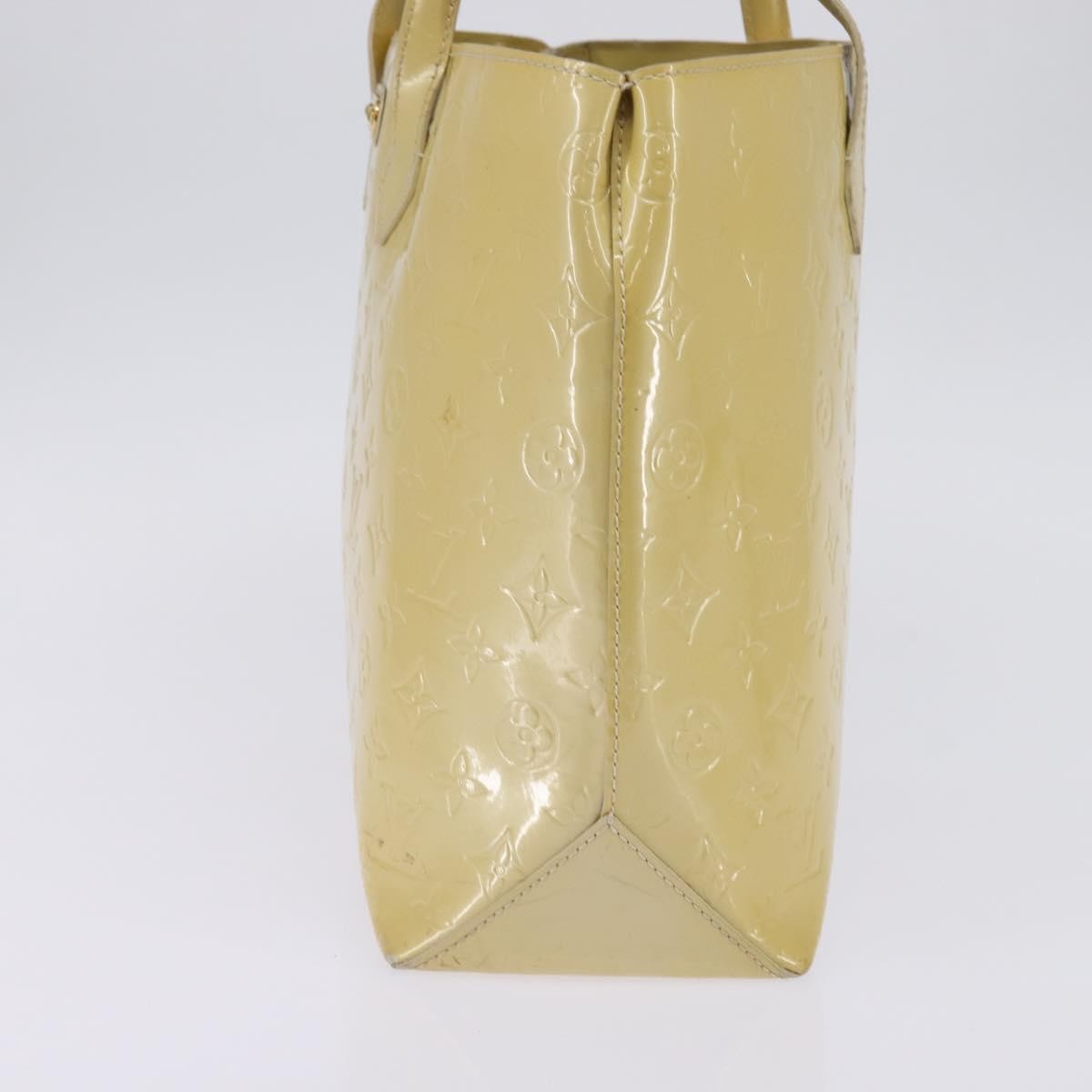 Louis Vuitton Wilshire Handbag Monogram Vernis, BEIGE, PATENT_LEATHER, Handbag