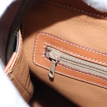 Celine Vintage Macadam Tote bag Canvas and Leather, Brown, Canvas, Tote Bag