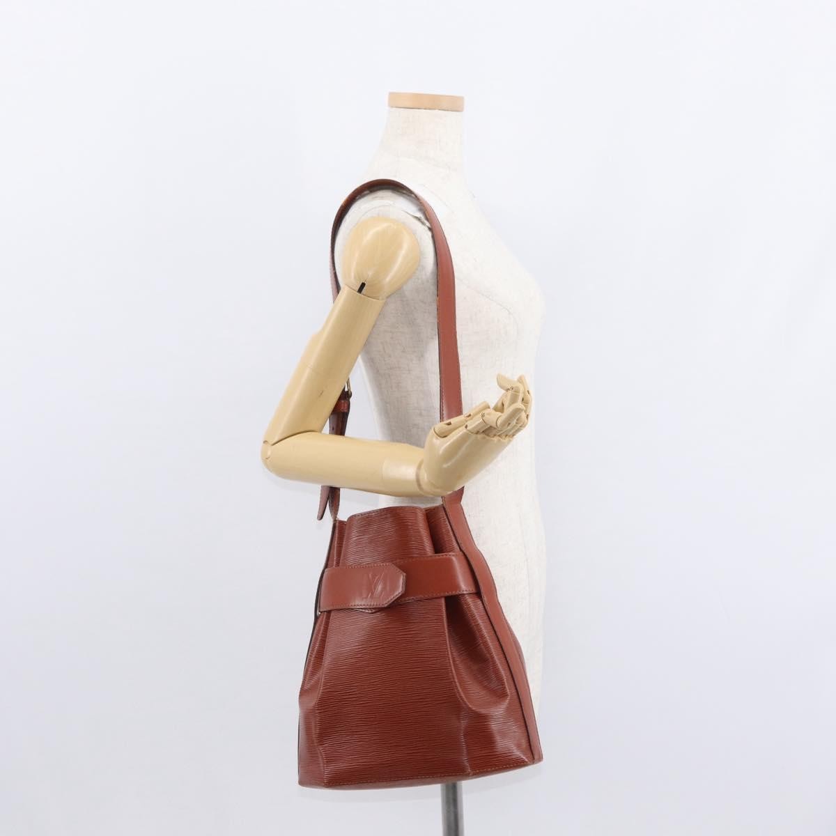 Louis Vuitton Vintage Sac d'Epaule Handbag Epi Leather, BROWN, LEATHER, Shoulder bag