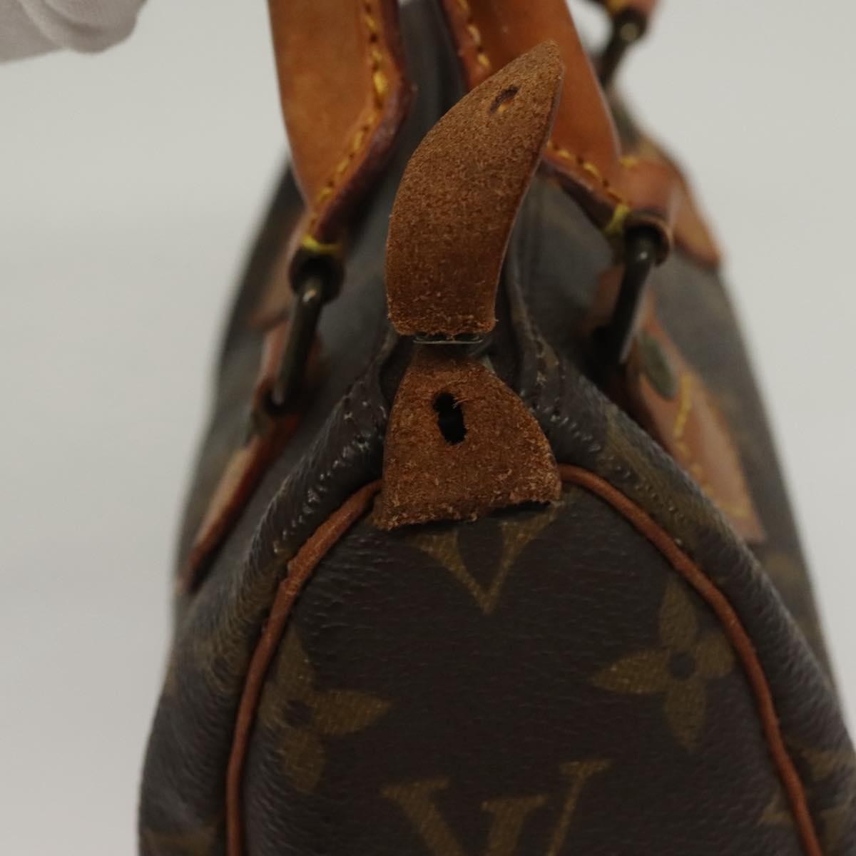 Louis Vuitton Speedy Mini HL Handbag Monogram Canvas, BROWN, CANVAS, Handbag