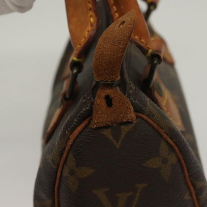 Louis Vuitton Speedy Mini HL Handbag Monogram Canvas, BROWN, CANVAS, Handbag