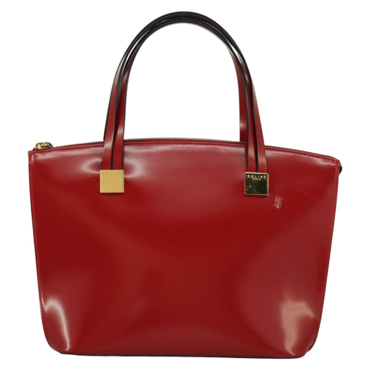 Celine Handbag Patent leather, RED, PATENT_LEATHER, Handbag