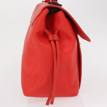 Louis Vuitton Lockme Handbag Leather, RED, LEATHER, Handbag