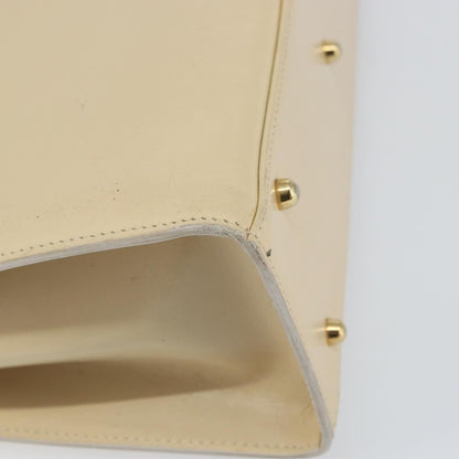 Gucci Vintage Lady Lock Top Handle Bag Leather, BEIGE, LEATHER, Handbag