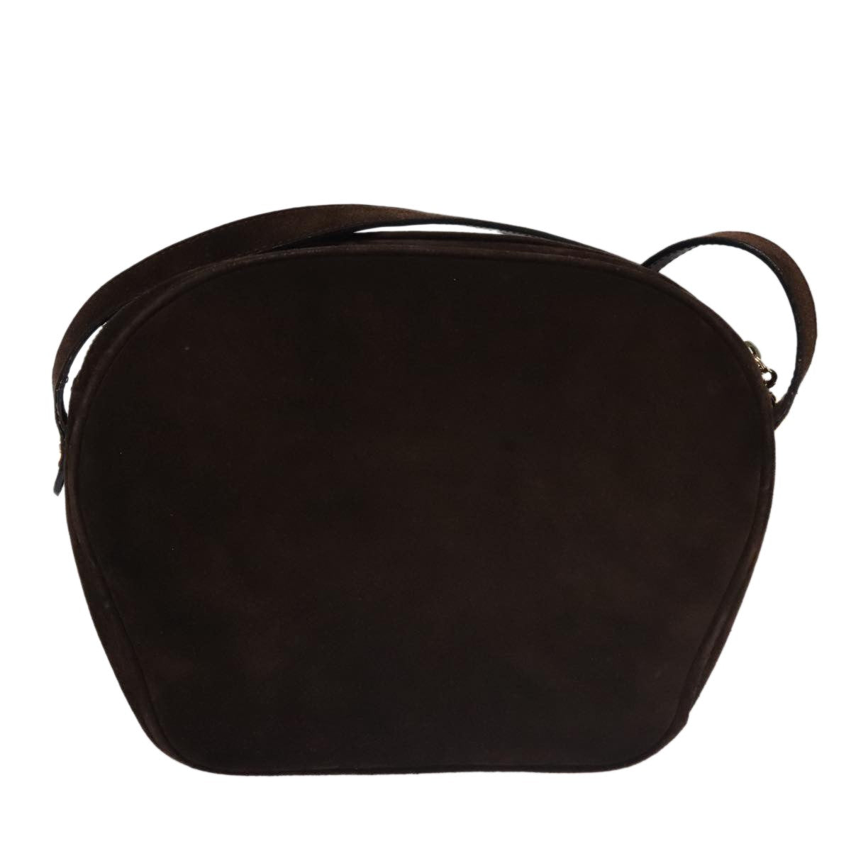 Salvatore Ferragamo Gancini Shoulder Bag Suede, Brown, Suede, Shoulder Bag