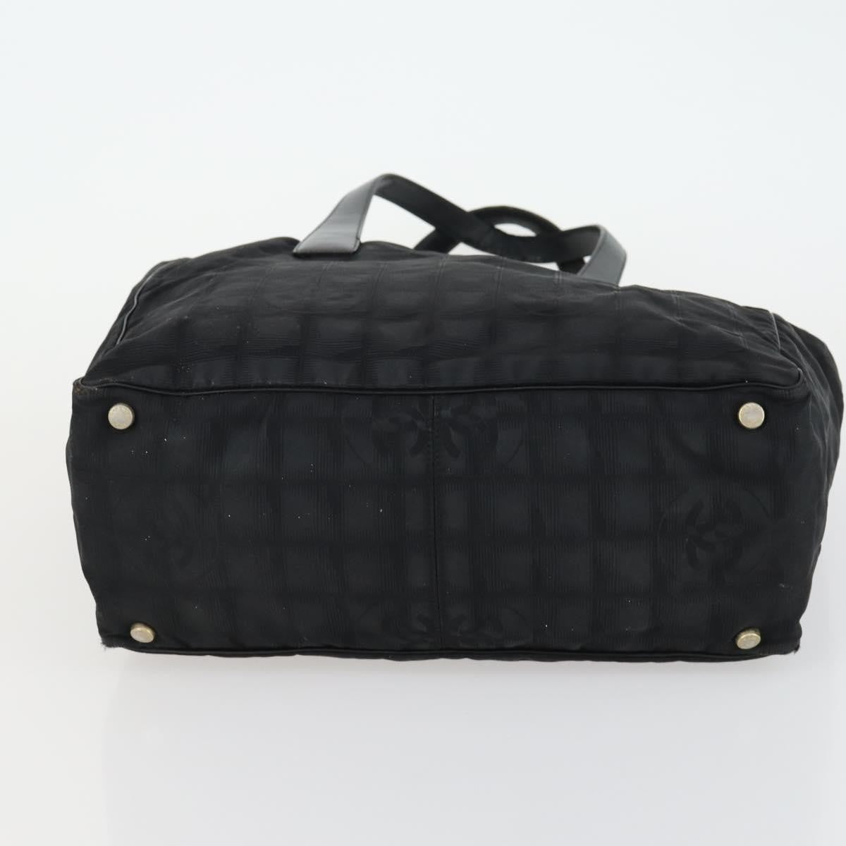 Chanel Fourre Tout Tote Multicolor Toile, BLACK, NYLON, Handbag