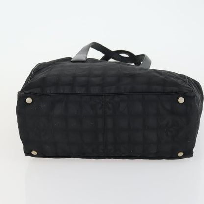 Chanel Fourre Tout Tote Multicolor Toile, BLACK, NYLON, Handbag