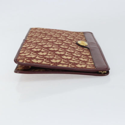 Christian Dior Vintage Trotter Pouch Diorissimo Canvas, RED, CANVAS, Clutche & pouche