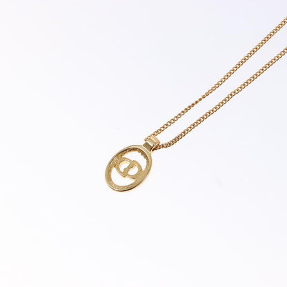 Christian Dior CD Pendant Necklace Gold-plated, GOLD, METAL, Necklace
