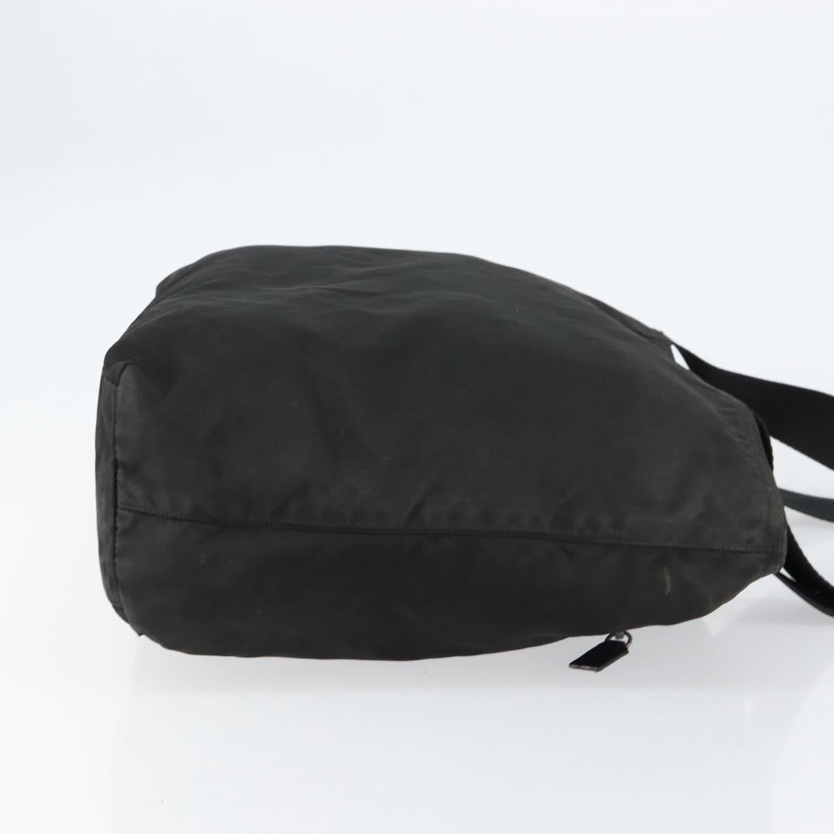 Prada Vintage Zip Tote Tessuto, BLACK, NYLON, Tote bag