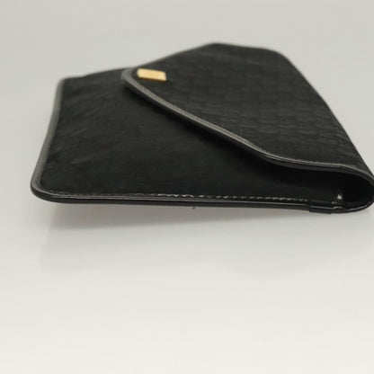 Christian Dior Vintage Trotter Pouch Diorissimo Canvas, BLACK, CANVAS, Clutche & pouche