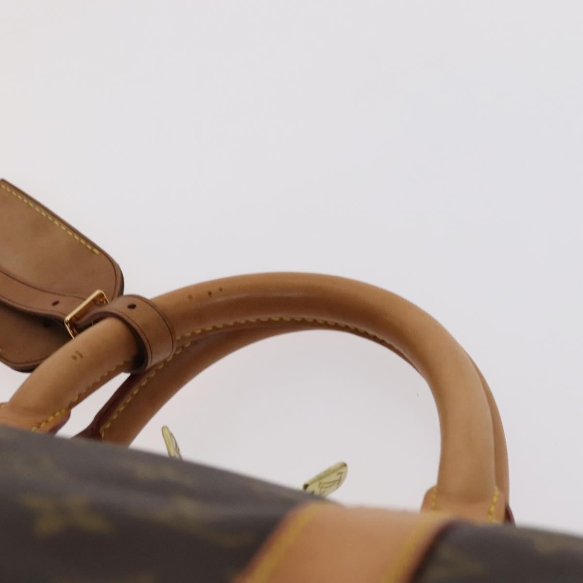 Louis Vuitton Keepall Bag Monogram Canvas, BROWN, CANVAS, Travel bag