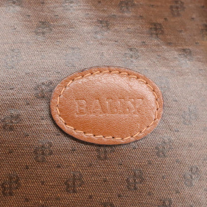 Bally Vintage Tote Bag Canvas, BROWN, CANVAS, Tote bag
