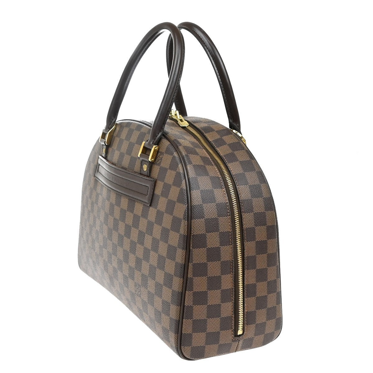 Louis Vuitton Nolita Handbag Damier, BROWN, CANVAS, Handbag