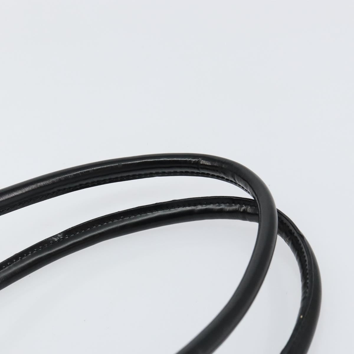 Salvatore Ferragamo Gancini handbag Leather, BLACK, LEATHER, Handbag