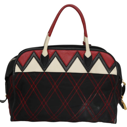 Prada Convertible Boston Bag Vitello Shine, MULTICOLOUR, NYLON, Handbag