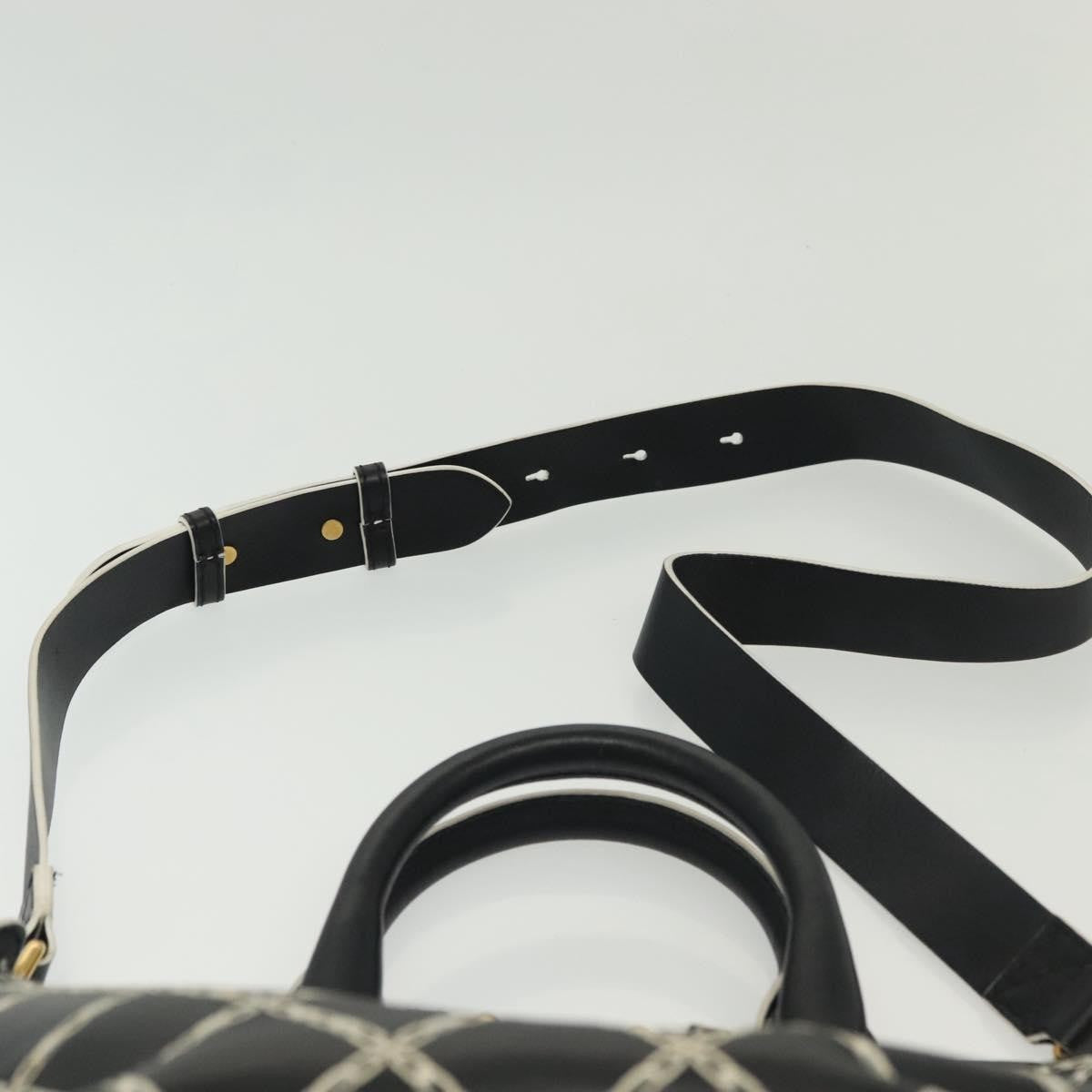 Burberry Belt Tote Perforated Leather, BLACK, LEATHER, Tote bag