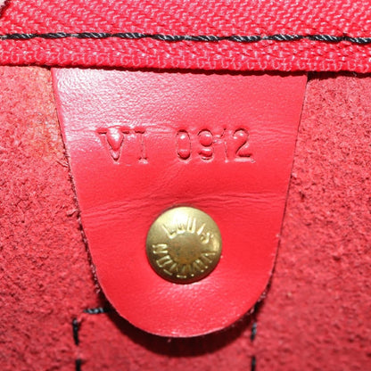 Louis Vuitton Keepall Bag Epi Leather, RED, LEATHER, Travel bag