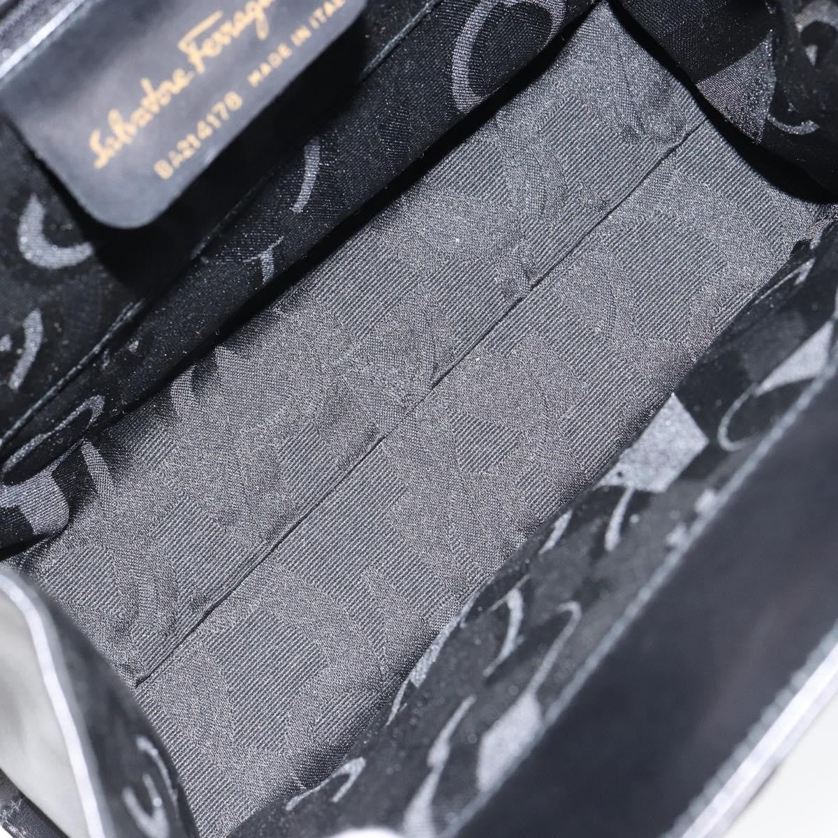 Salvatore Ferragamo Convertible Vara Bow Tote Leather, BLACK, LEATHER, Handbag