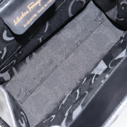 Salvatore Ferragamo Convertible Vara Bow Tote Leather, BLACK, LEATHER, Handbag