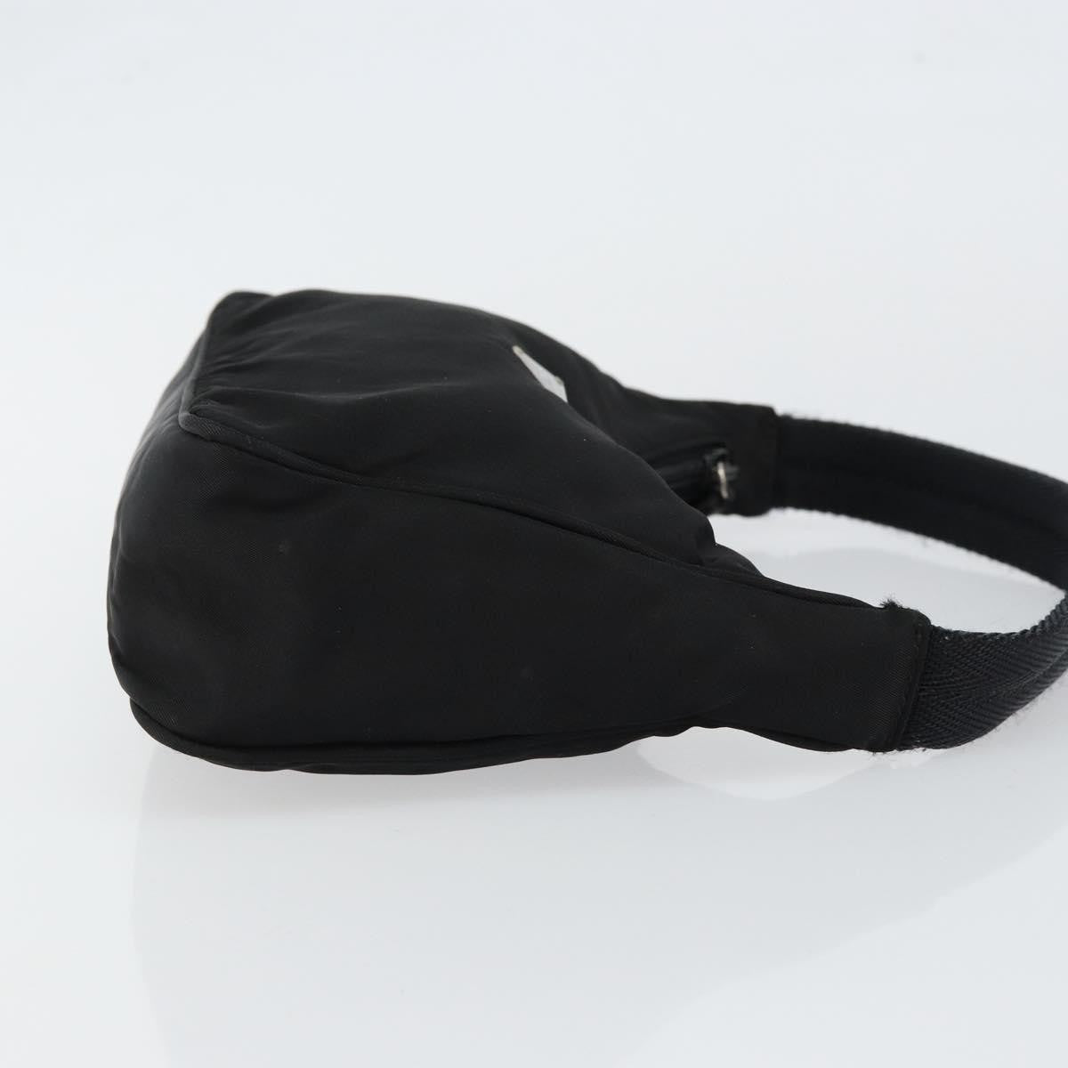 Prada Hobo Tessuto, BLACK, NYLON, Handbag