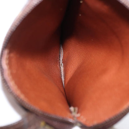 Louis Vuitton Pochette Secret Monogram canvas, BROWN, CANVAS, Clutche & pouche