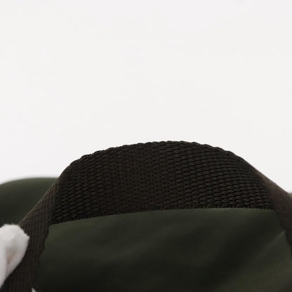 Prada Vela Double Front Pocket Backpack Tessuto with Saffiano Leather, KHAKI, NYLON, Backpack