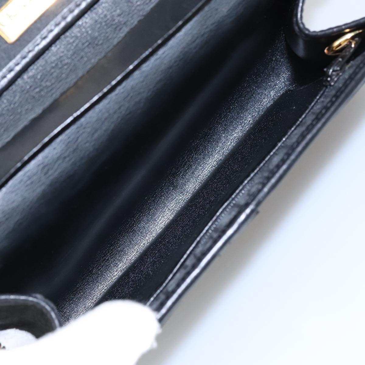 Christian Dior Vintage Trotter Crossbody Bag Canvas, BLACK, CANVAS, Shoulder bag