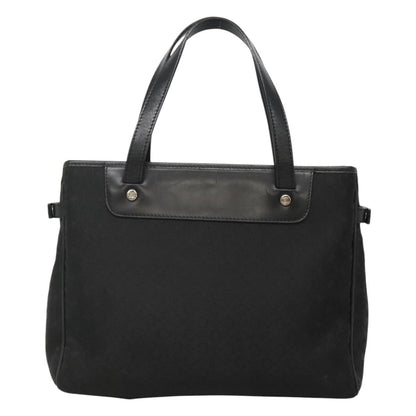 Celine Macadam Handbag Macadam with leather, BLACK, CANVAS, Handbag