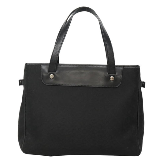 Celine Macadam Handbag Macadam with leather, BLACK, CANVAS, Handbag
