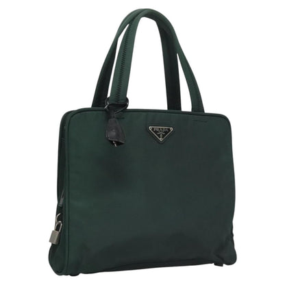 Prada Vintage Handbag Tessuto, GREEN, NYLON, Handbag