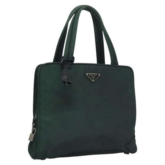 Prada Vintage Handbag Tessuto, GREEN, NYLON, Handbag