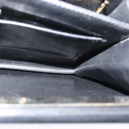 Celine Shoulder Bag Leather, BLACK, LEATHER, Shoulder bag