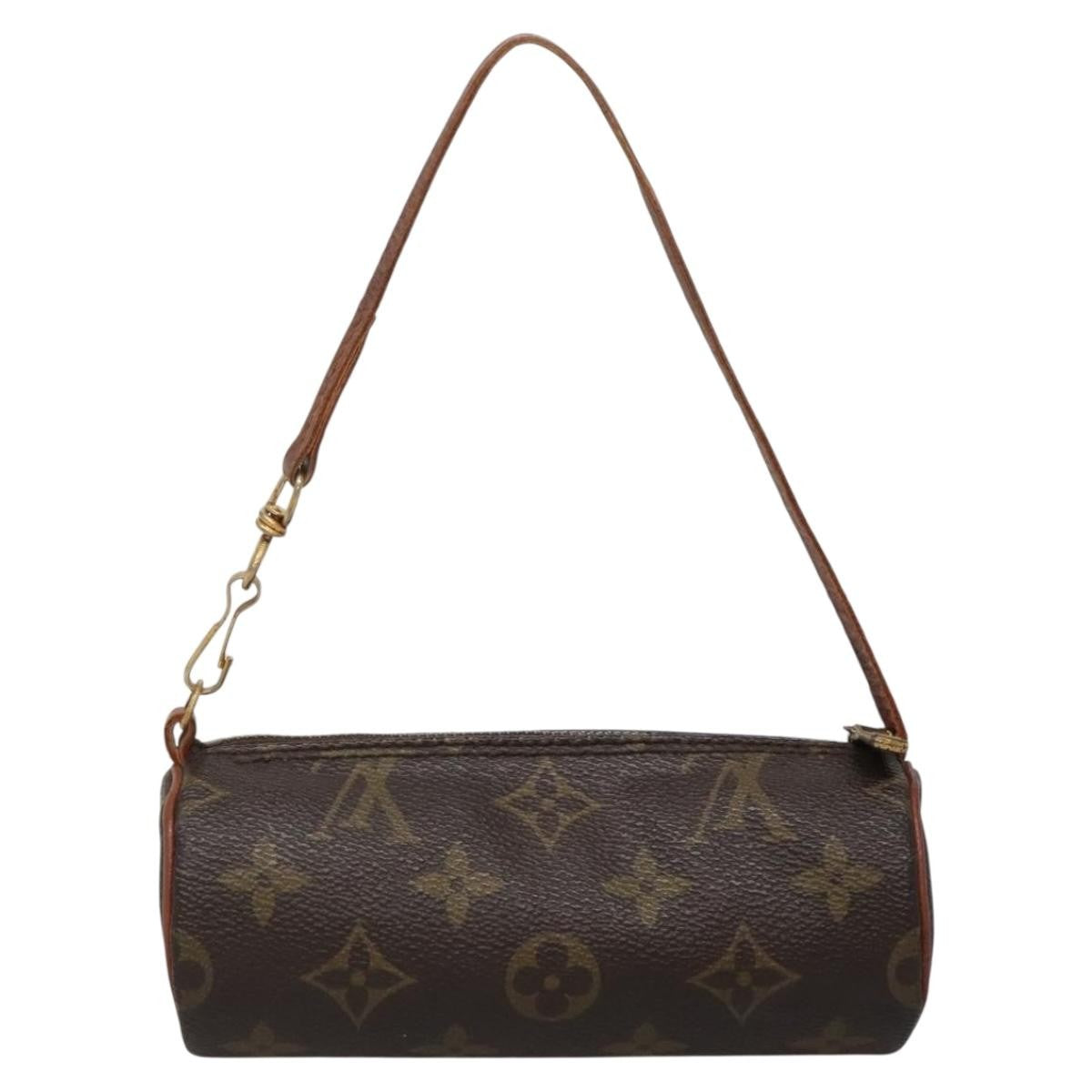 Louis Vuitton Papillon Pochette Monogram Canvas, BROWN, CANVAS, Handbag