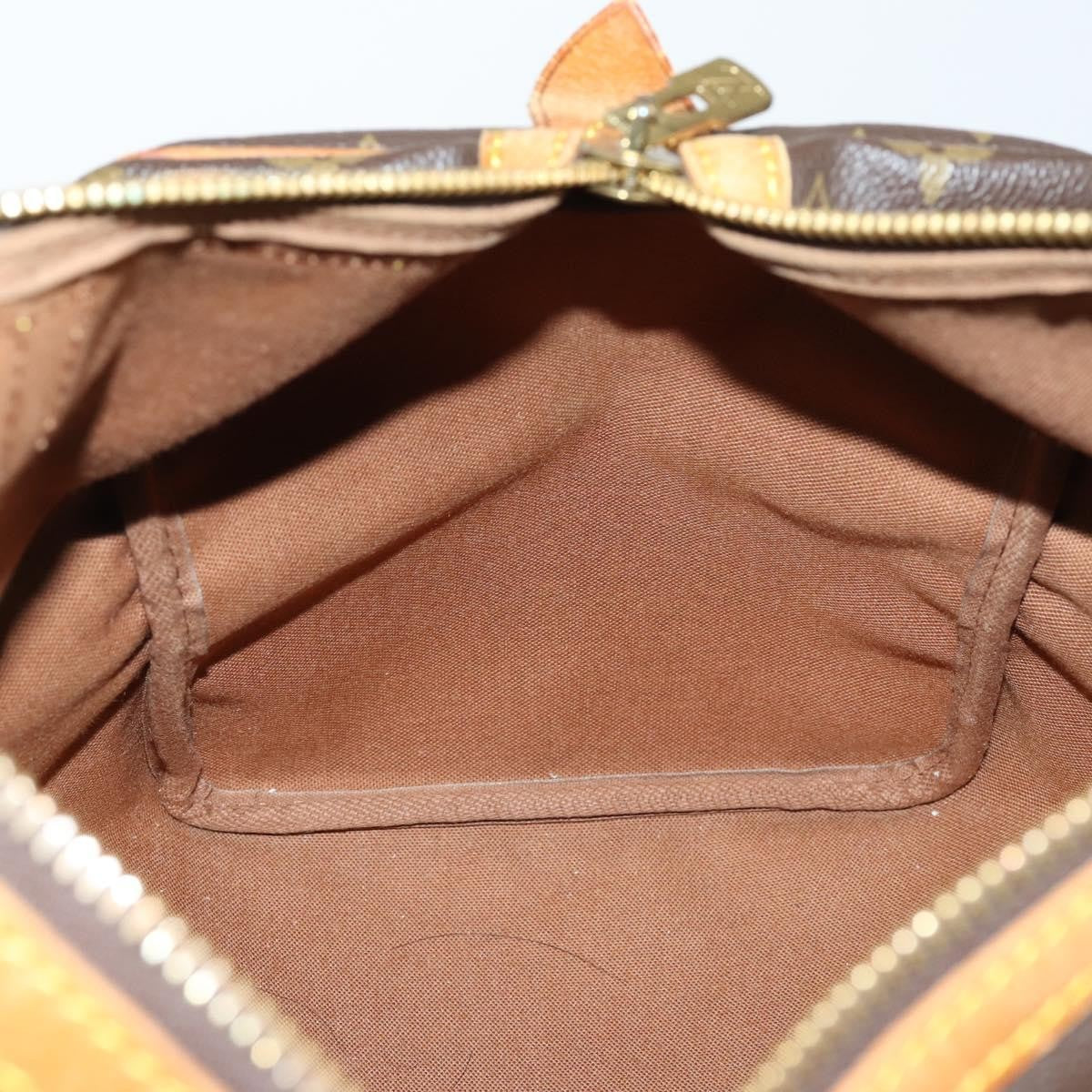 Louis Vuitton Sac Souple Handbag Monogram Canvas, BROWN, CANVAS, Travel bag