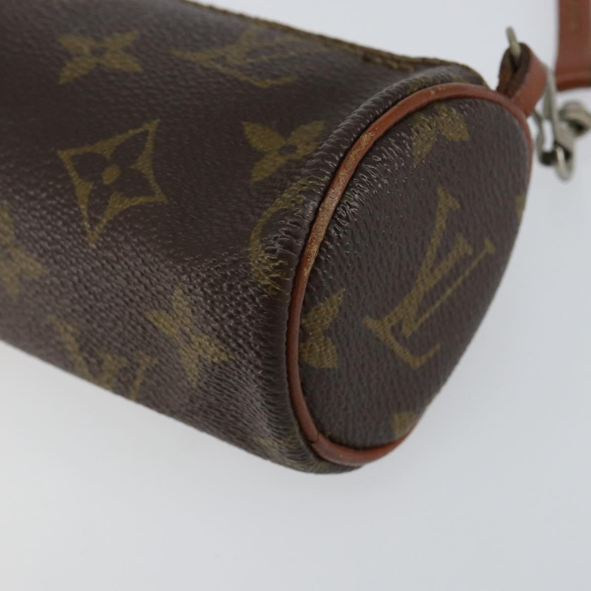 Louis Vuitton Papillon Pochette Monogram Canvas, BROWN, CANVAS, Clutche & pouche