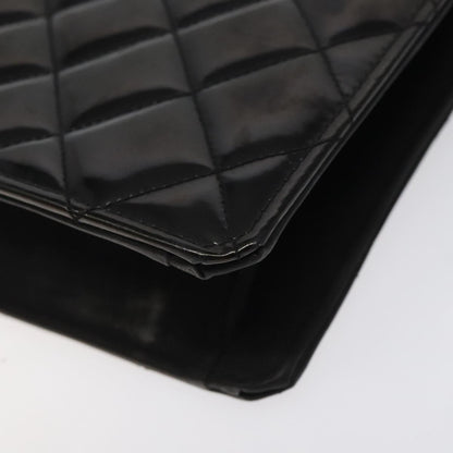 Chanel Vintage Chain Handle Tote Patent leather, BLACK, PATENT_LEATHER, Tote bag