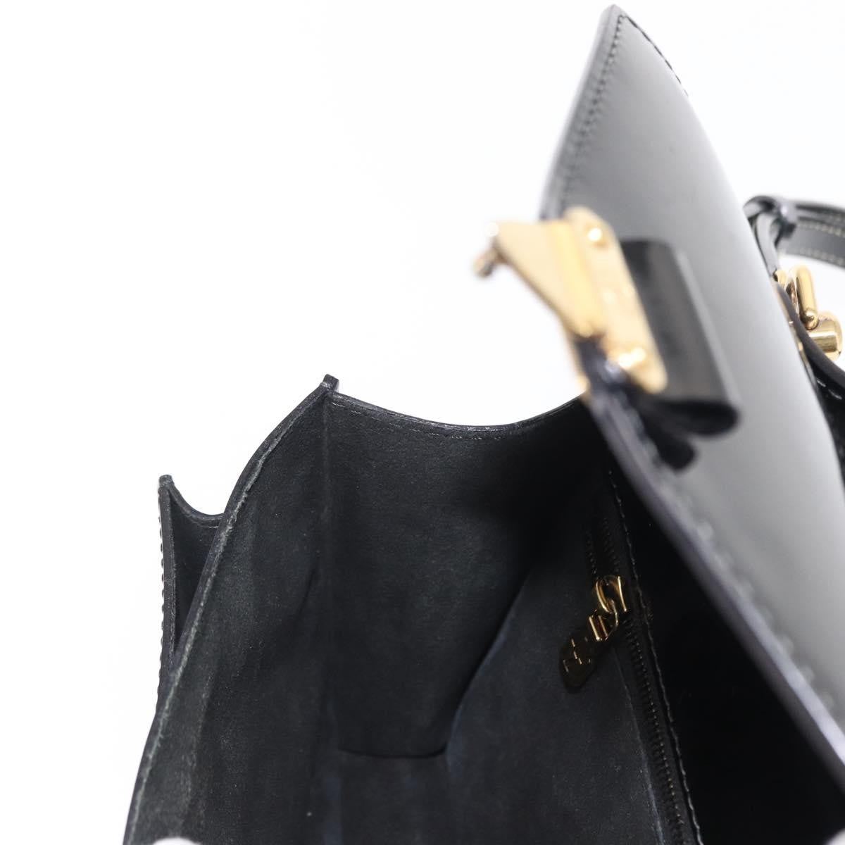 Louis Vuitton Monceau Handbag Vernis, BLACK, PATENT_LEATHER, Handbag