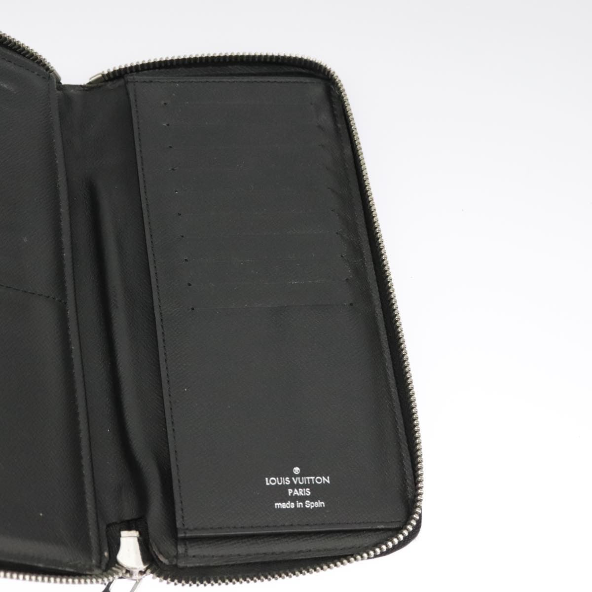 Louis Vuitton Zippy wallet vertical Damier Graphite, BLACK, CANVAS, Wallets