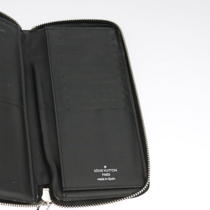 Louis Vuitton Zippy wallet vertical Damier Graphite, BLACK, CANVAS, Wallets