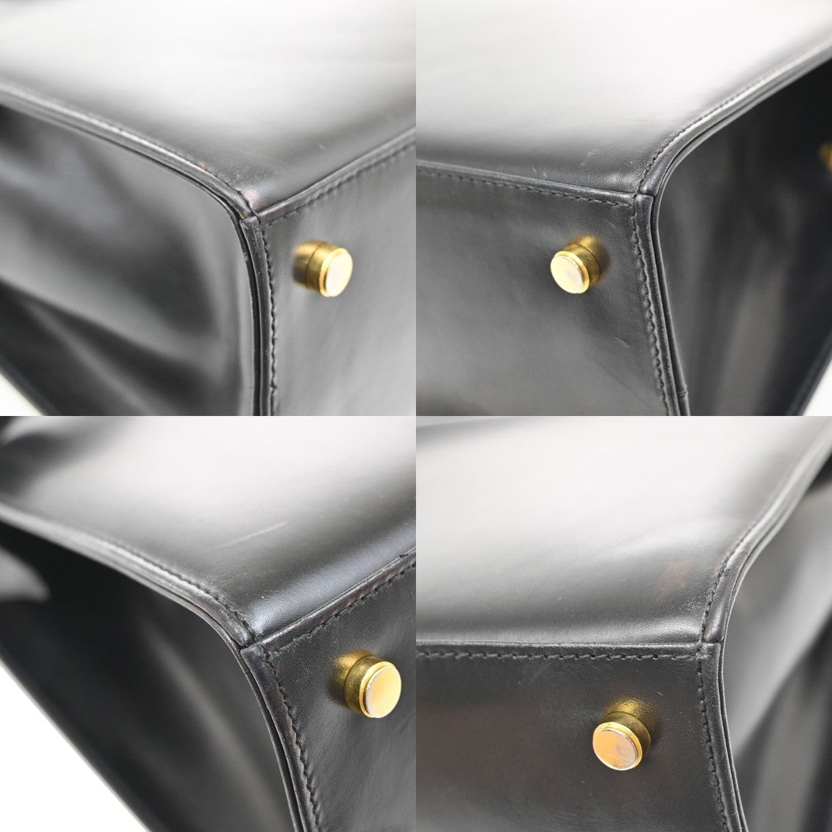 Salvatore Ferragamo Convertible Vara Bow Tote Leather, BLACK, LEATHER, Handbag