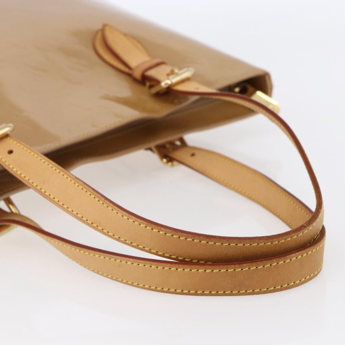 Louis Vuitton Brentwood Handbag Monogram Vernis, BROWN, PATENT_LEATHER, Handbag