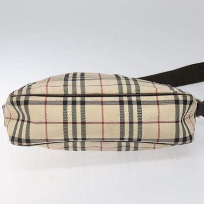 Burberry Nova check Shoulder bag Canvas, BEIGE, CANVAS, Shoulder bag